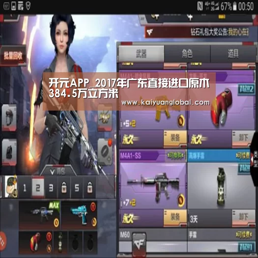 开元APP_2017年广东直接进口原木384.5万立方米(图1) 开元平台